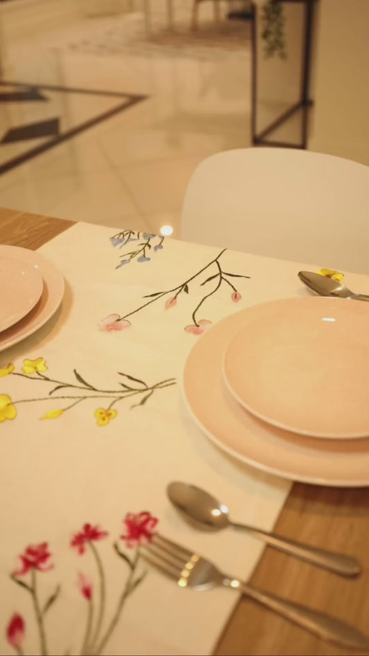 The Floral Table runner